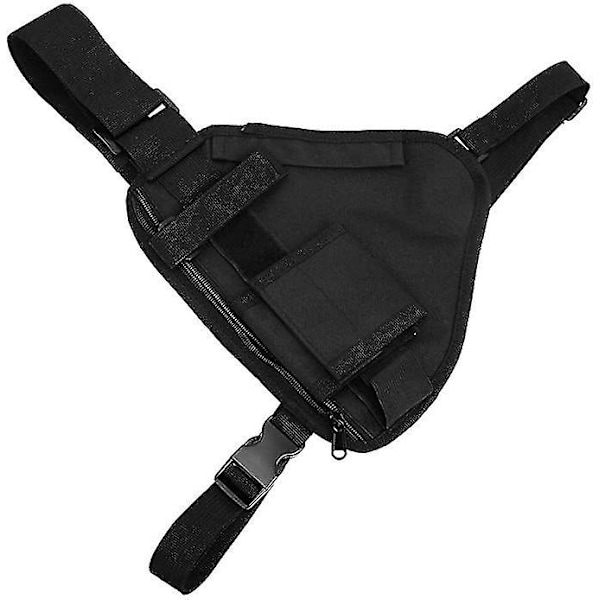 Radiohylster, Walkie Talkie Holster Universal Håndfri Front Pack Pouch Radiohylster Med Nylonrem For Toveis Radio Walkie Talkie