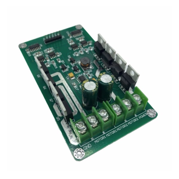 Kaksimoottorinen ohjainkorttimoduuli H-silta DCMOSFET IRF3205 3-36V10A huippu 30A DC-moottorin ohjainkortti jarrutoiminnolla