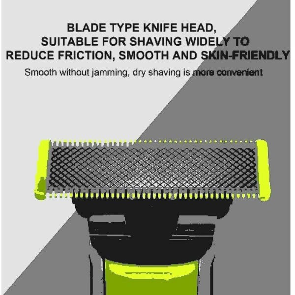 2-delt barberblad kompatibel med Philips Oneblade udskiftning One Blade Pro blade til mænd