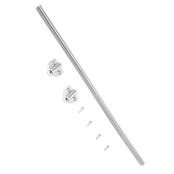 1 st 40 cm lång dörrögla med triangulära ändar för exponerad pluginstallation Skydda kabelkabel
