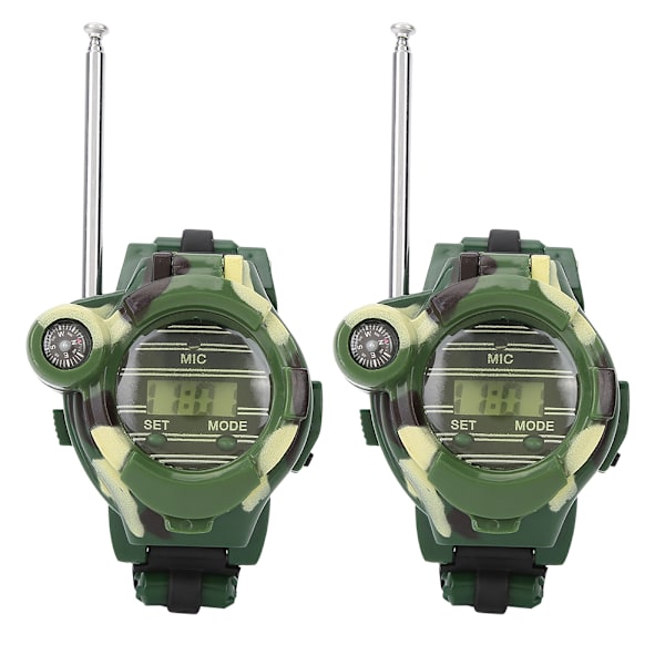 2 st 7 i 1 Barn utomhus intercom Barn digital intercom klocka 30m Walkie Talkie