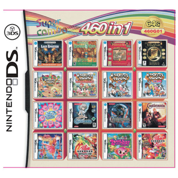 Kasettikorttipeli Nintendon DS 3DS 2DS Superille H