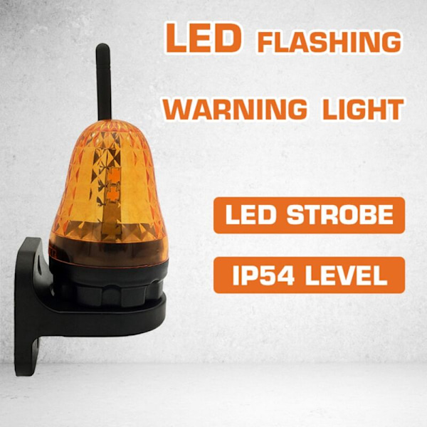 Universell 12V-265V LED-strobealarmsignallampa väggblinkande nödvarningslampa för dörröppnare