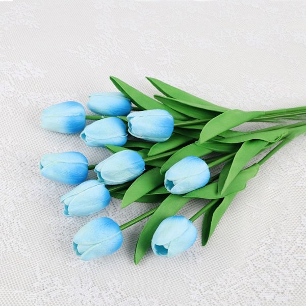 Tekokukat Silkki Tulppaanit SININEN blue