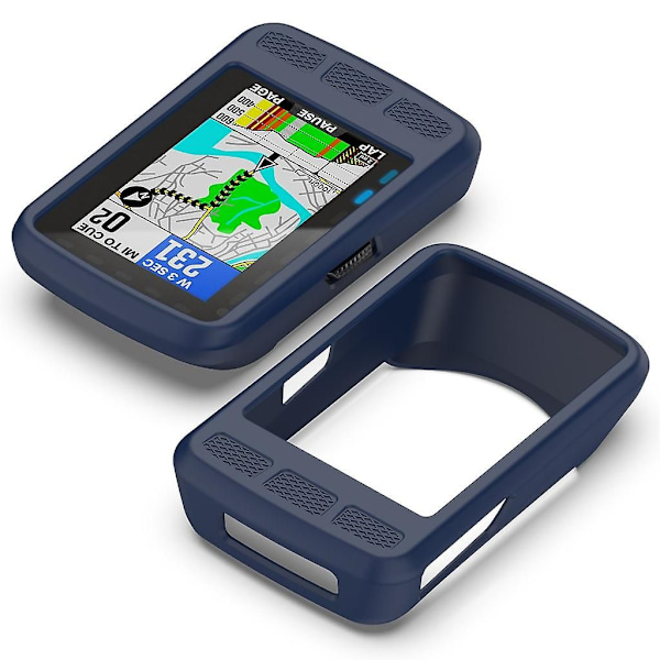 Tappskyddat silikonskal för Wahoo-Elemnt ROAM Repskydd GPS-sky[qb] Wine red