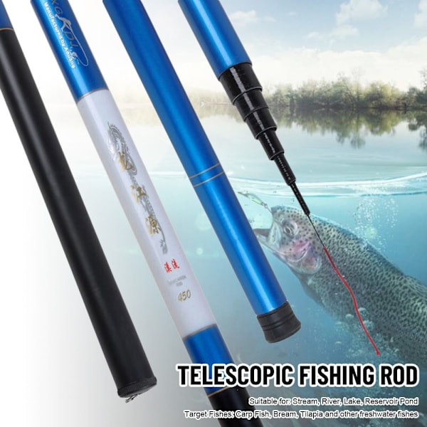 Teleskopfiskespö Stream Hand Spö 2.7M 2.7M 2.7m 2.7m