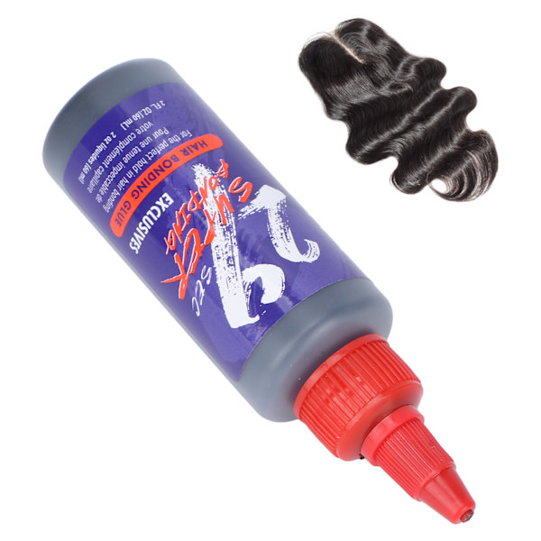 Spetslim för peruklim 29s Torkande Peruk Starkt Fästlim Löshår Hårstyckeslim 60ml
