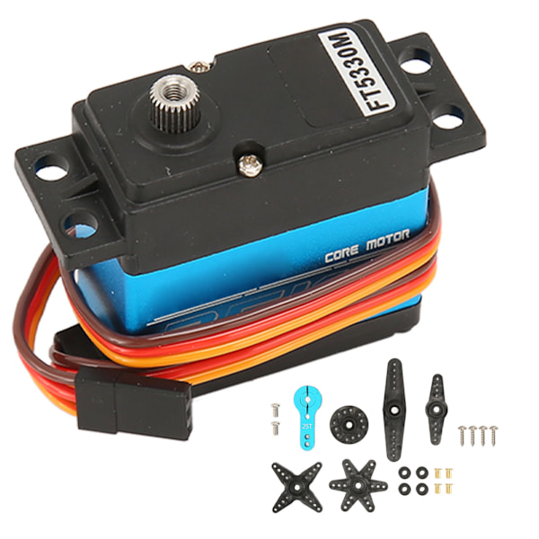 FT5330M 35KG digitaalinen servo, suuri vääntömomentti, metallivaihteinen, ydinmoottorinen servon ohjauskulma 180° DIY-robotille