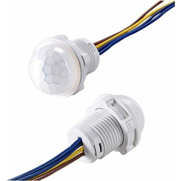 LED-valokatkaisin infrapunaliikeanturilla,
