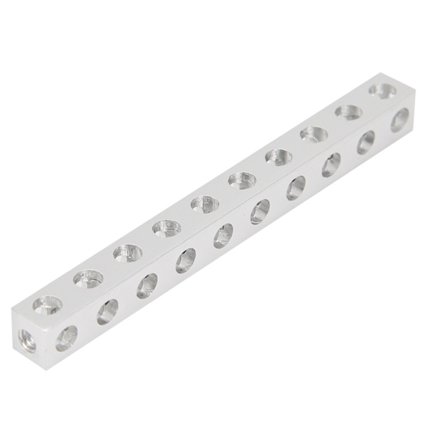 3106‑0010‑0080 neliömäinen palkki 10 reikää robottirakenteen osatarvikkeet 8 x 80 mm