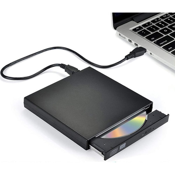 Spiller og brenner Blu-ray, med USB-tilkobling. Skriv opp til
