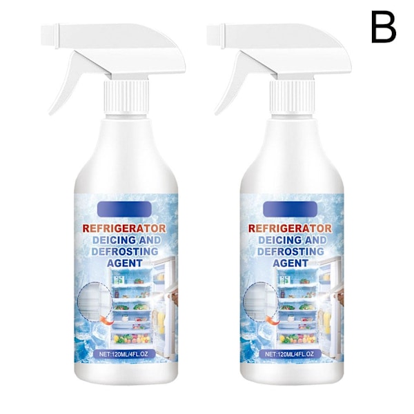 Avfrostingsspray for kjøleskap og frysere, Oppgradert avfrostingsspray 120mlA 1pcs