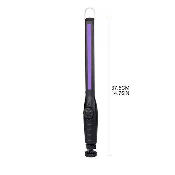 UVC Desinfeksjonslys Bærbar UV Germicid Lampe Oppladbar Håndholdt Steriliseringsdesinfeksjonslampe Germicid Stav[qb]
