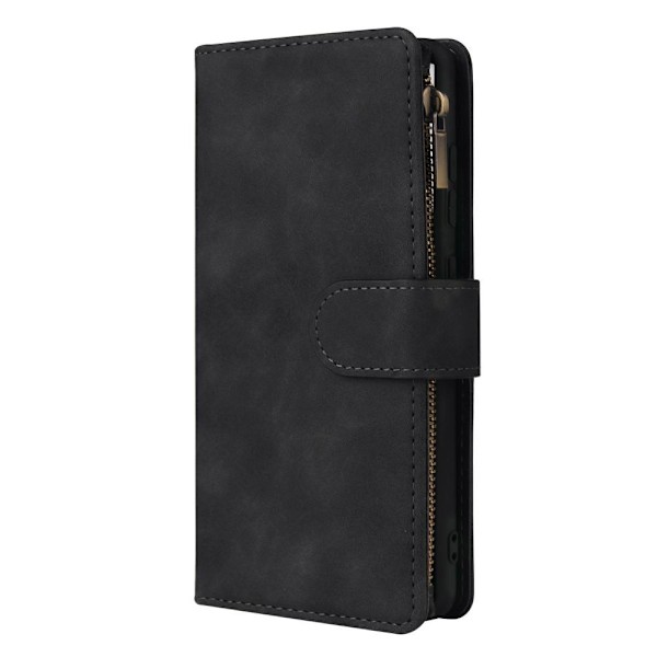 Samsung Galaxy S20 FE - Multifunktionelt Pungcover - Sort Sort Sort Svart Black