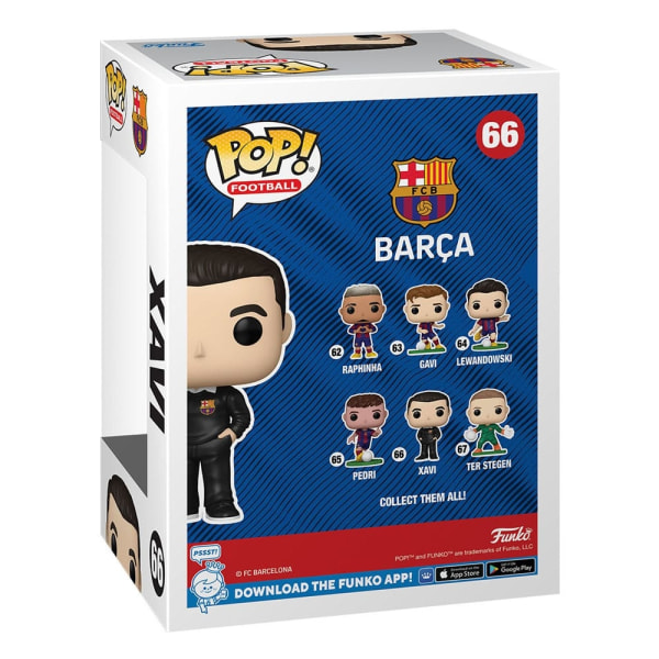 EFL POP! Jalkapallo Vinyylihahmo Barcelona - Xavi 9 cm 115