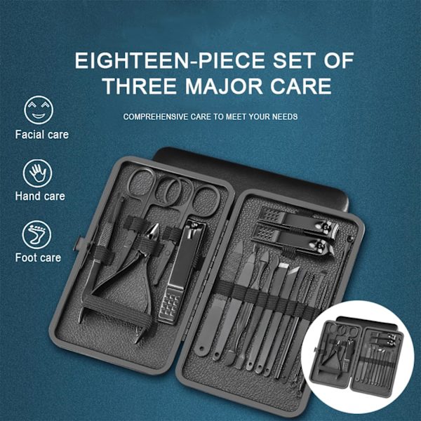 Nagelklippare Professionell set Nagelvård set