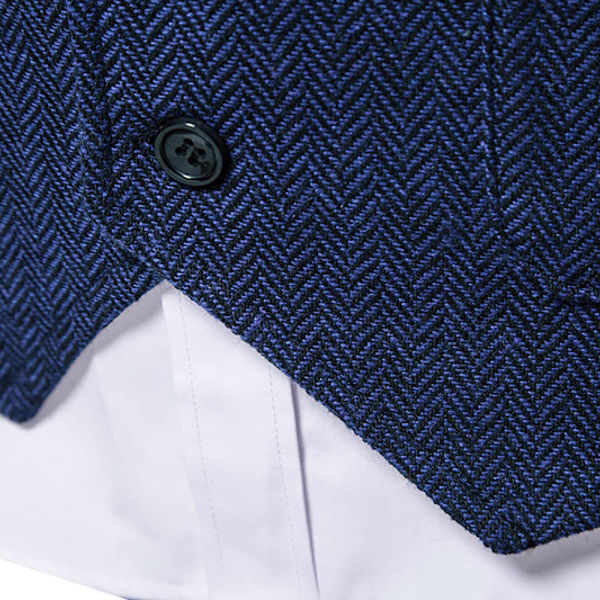 Herre jakkesæt vest, formel vest tweed initial vest