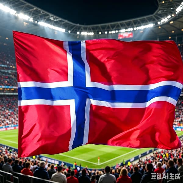 VM 2026 Norge Flag (90x150cm) – Fan Heppeflag