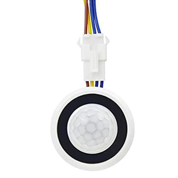 Mini bevægelsessensor lyskontakt 110-220v Pir sensor intelligent detektionstid forsinkelse justerbar infrarød