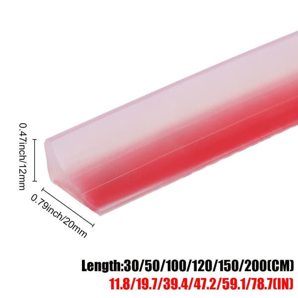 Vandstop Vandtilbageholdelsesstrimmel 200CM Sort[BT} Black 200cm