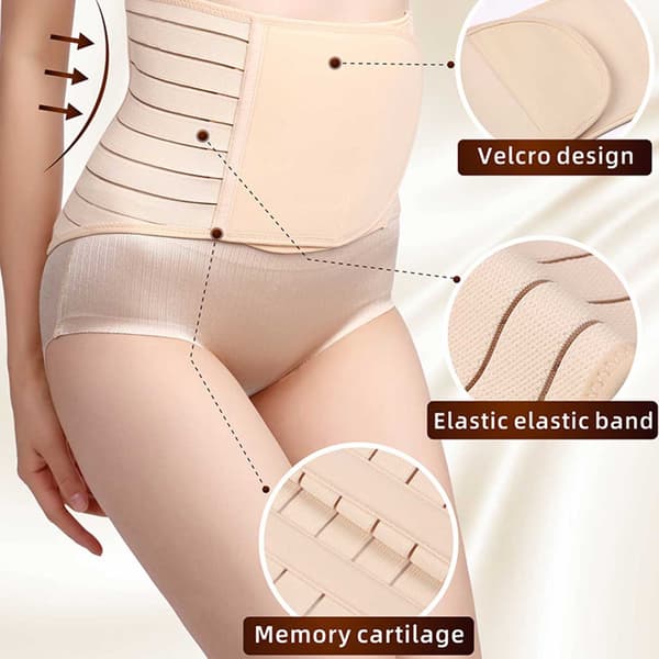 Stödbälte efter förlossning - Gravidbälte One-Size beige{BT} beige one size