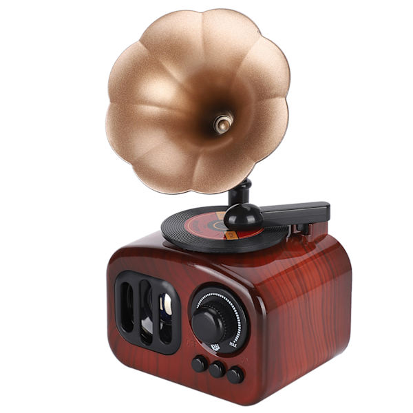 Retro Musikbox Grammofonsformad Present Innovativ Hemskrivbordets Dekoration Musikalisk Present