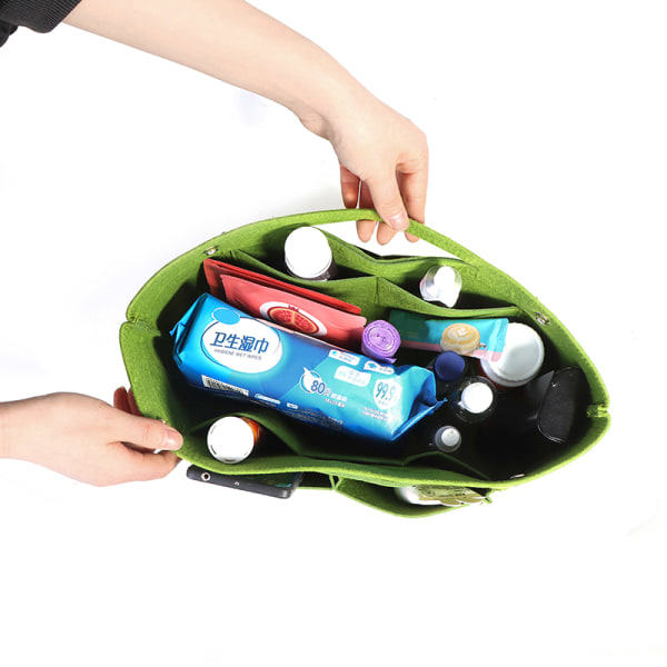 IC Handväska Organizer Väska Handväskans Insats Väska för Kvinnor A7(30*18*12CM)
