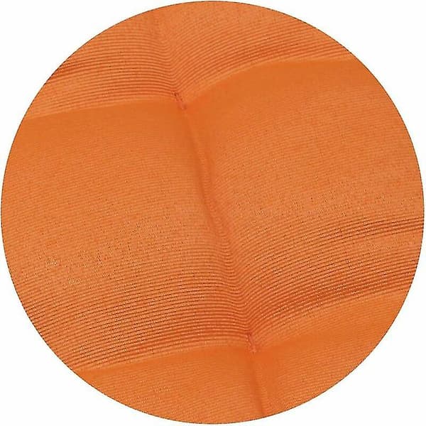 Nytt Set med 2 Trädgårdsstolsdynor, 40x40 cm, Orange