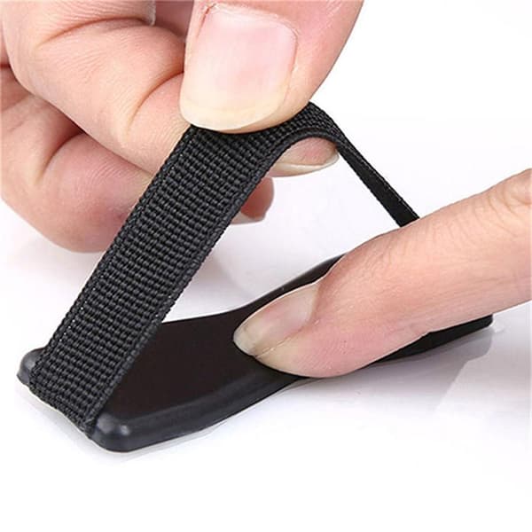 5-pakke - Mobilholder - Holder til mobil / Mobilring / Greb Sort(qb)
