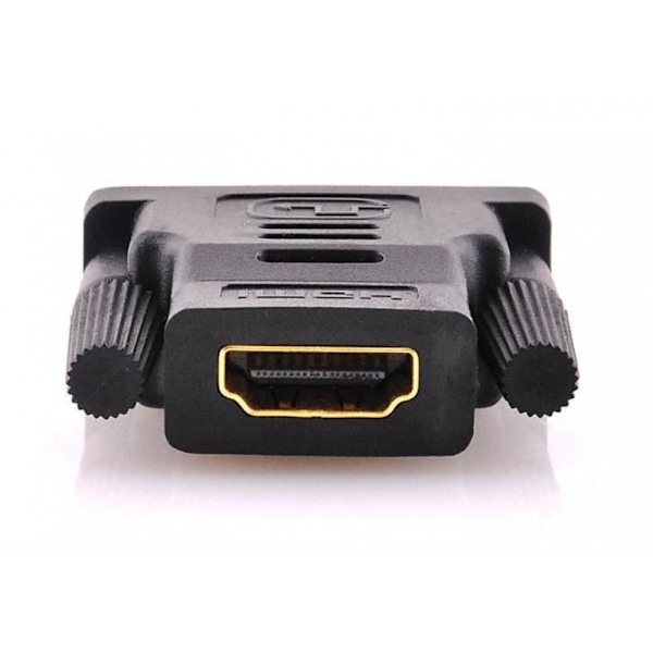 DVI - HDMI -sovitin (musta) musta