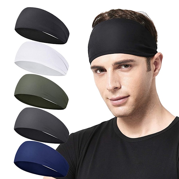 non-slip sports headbands for men and women, fitness, sweat