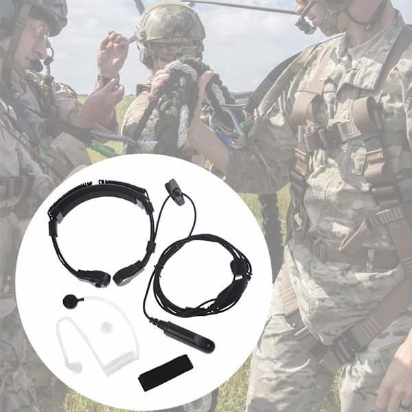 Walkie Talkie Mikrofon Hals Hals Mic Hörlur Radio Headset Baofeng UV-9R