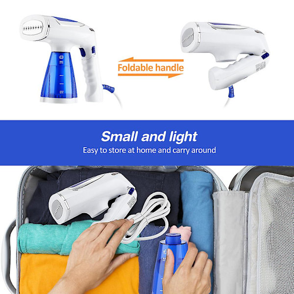1600w Kraftig Klær Dampbåt Bærbar Vertikal Dampstrykejern Med Dampgenerator For Kvinner Hjem Reise Klær Hånd Dampbåt 1 Mote Dampbåt 1 Fashion Steamer One size