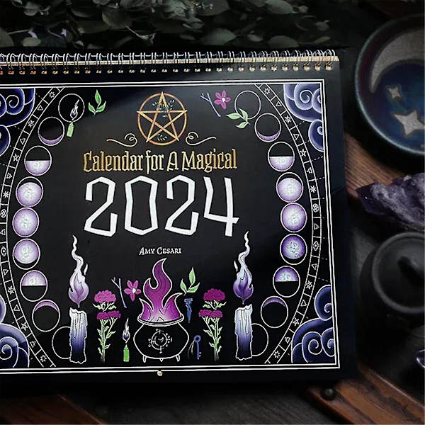 2024 Magisk: För vardaglig fickkalender 2024 Kalender för en magisk (dp)