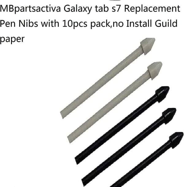 (2-pack) Stylus S Pen spetsar/nibbyte utbyte för Samsung Galaxy Tab S7 11.0\" Wi-fi/lte/5g, Galaxy Tab S7+/s7 Plus 12.4\" Wi-fi/lte/5g