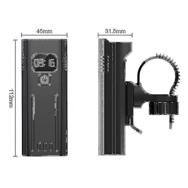 30000 Lumen Cykellygte 10000mah USB Genopladeligt Batteri LED Cykellygte Forlygte Mtb Vandtæt Lommelygte Pandelampe