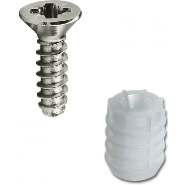 Hengselstift 8mm og skruer (10-pakning) (BT)