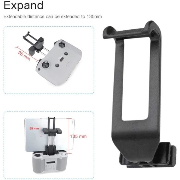 Galaxy 1pc Snabbfäste Tablet Hållare Förlängare Tablet Montering för DJI Mavic Air 2