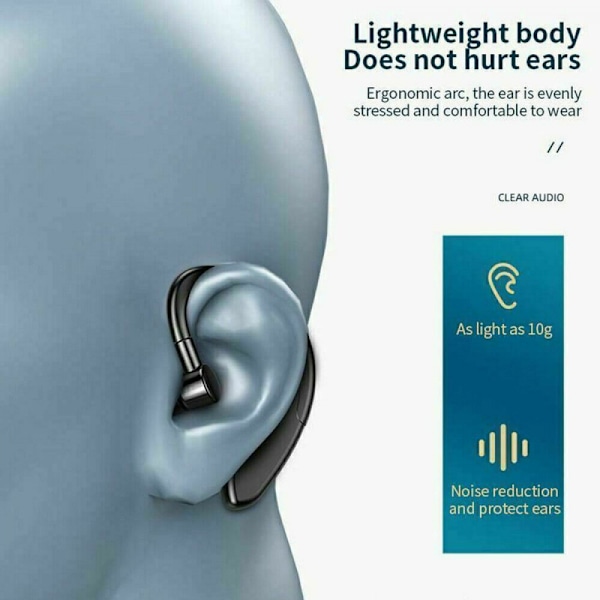 Trådløse Bluetooth 5.0 ørepropper Headset Kjøring Lastebilsjåfør Ørepropper Støyreduserende