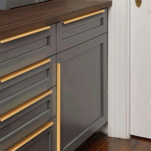 10 usynlige møbelgreb - køkkenskabsgreb i guld 150*32*18mm gold