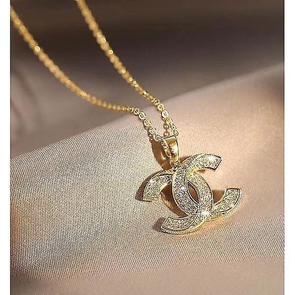 Cc pendant necklace High-end Temperament pendant N