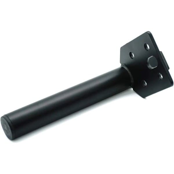 15 cm møbelben i sort metal, DIY møbelben med skruer til sofa, sofabord, seng, skab og andre møbler