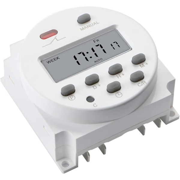 CN101A DC 12V Programmerbar Digital LCD-timer LCD-skjerm Digital LCD-strømuketimer Relékontroll Sunmostar