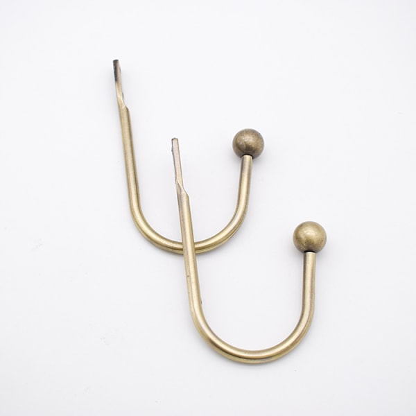 Sæt med 2 Dekorative Gardinophængere, Bronze Rosenguld O