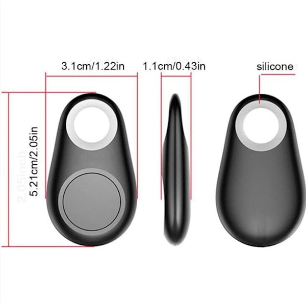 3PCS Bluetooth Intelligent Locator Tracker, GPS Tracker Smart Key Finder Lo