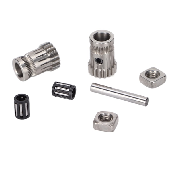 Extruderhjulssats i härdat stål, extruder-drivväxeldelar, 3D-skrivartillbehör för Prusa I3