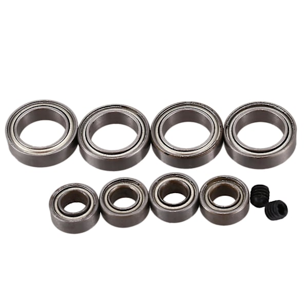 2 sett styre foran og bak navholder (l/r) kulelager kompatibel med Rc 1/10 Hsp