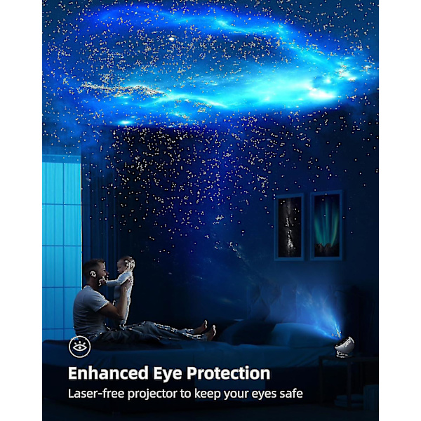 2024 13 i 1 Planetarium Galaxy Projektor, 8k Stjerneprojektor Med Timer, Nebulo Stjerne Nattelys Til Børn Voksne, Soveværelse Loft Dekoration, Hjemmebiograf,