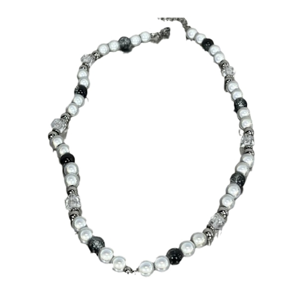 1/2/3/5 Fashionable perlehalskæder lavet af titanium 2 Set