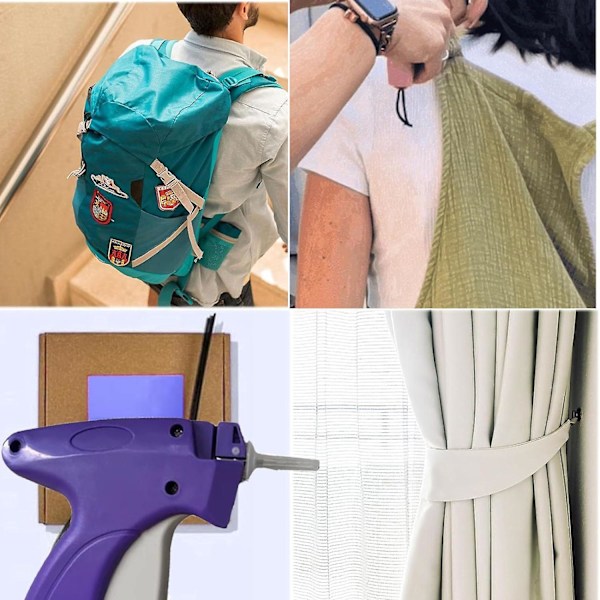 Stitchy Fast Garment Fixer, Fast Garment Fixer, Fast Garment Fixer, Fast Garment Sewing Gun for Fixing Low Necklines, Close Seams, Fast Purple